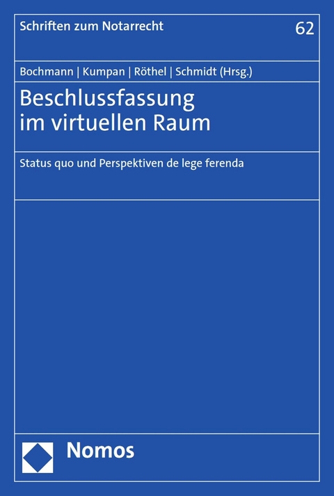 Beschlussfassung im virtuellen Raum - 