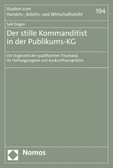 Der stille Kommanditist in der Publikums-KG - Sait Dogan