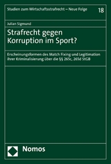 Strafrecht gegen Korruption im Sport? - Julian Sigmund