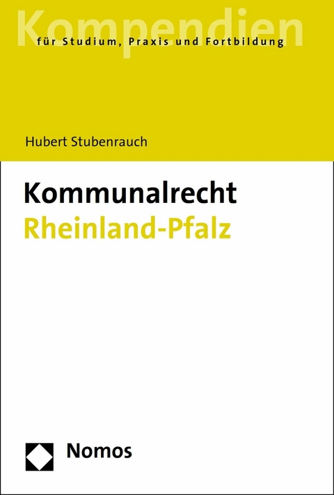 Kommunalrecht Rheinland-Pfalz - Hubert Stubenrauch