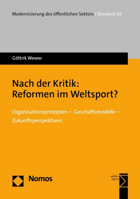 Nach der Kritik: Reformen im Weltsport? - Göttrik Wewer