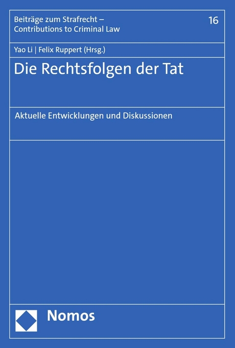 Die Rechtsfolgen der Tat - 