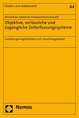 Objektive, verlässliche und zugängliche Zeiterfassungssysteme - Maximilian Sebastian Ferdinand Kulenkampff