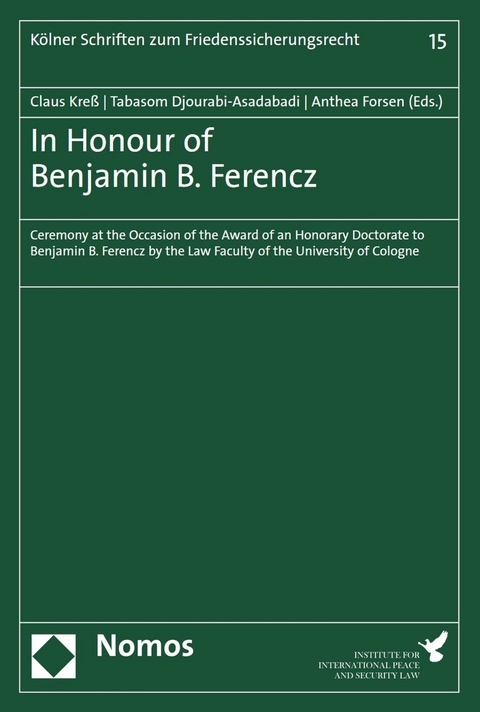 In Honour of Benjamin B. Ferencz - 