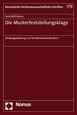 Die Musterfeststellungsklage - Sven Botthäuser