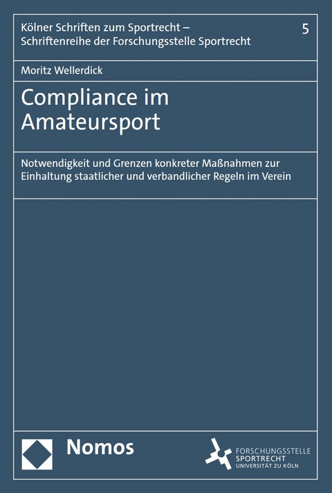 Compliance im Amateursport - Moritz Wellerdick