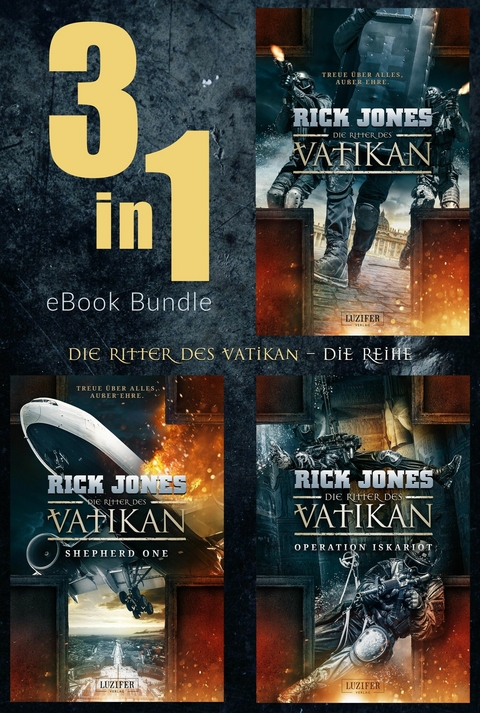 DIE RITTER DES VATIKAN (Band 1-3) Bundle -  Rick Jones