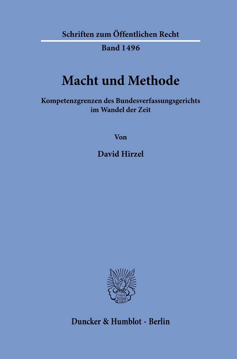 Macht und Methode. -  David Hirzel