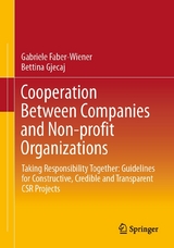 Cooperation Between Companies and Non-profit Organizations - Gabriele Faber-Wiener, Bettina Gjecaj