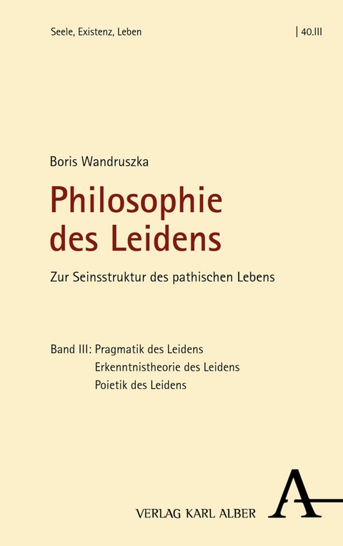 Philosophie des Leidens - Boris Wandruszka