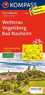 KOMPASS Fahrradkarte Wetterau, Vogelsberg, Bad Nauheim - 