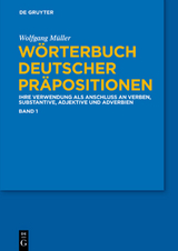 Wörterbuch deutscher Präpositionen - Wolfgang Müller