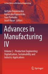 Advances in Manufacturing IV - 