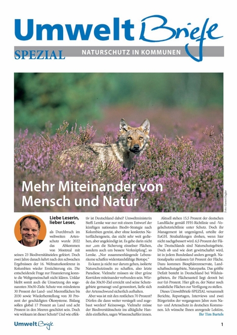 Umweltbriefe SPEZIAL - Kommunale Biodiversität - 