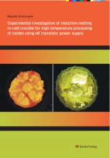 Experimental investigation of induction melting in cold crucible for high temperature processing of oxides using HF transistor power supply - Maxim Kudryash