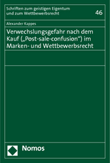 Verwechslungsgefahr nach dem Kauf ("Post-sale-confusion") im Marken- und Wettbewerbsrecht - Alexander Kappes