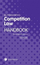 Butterworths Competition Law Handbook - Bavasso, Antonio