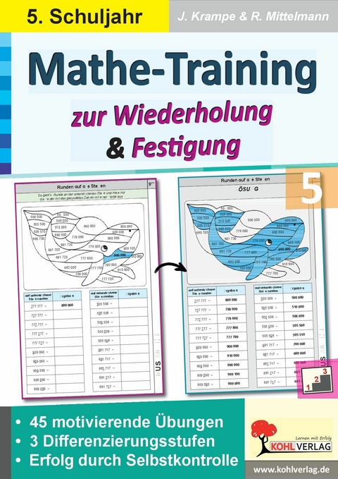 Mathe-Training zur Wiederholung und Festigung / Klasse 5 -  Jörg Krampe,  Rolf Mittelmann