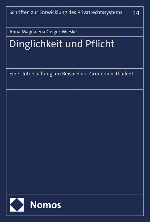 Dinglichkeit und Pflicht - Anna Magdalena Geiger-Wieske