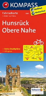 KOMPASS Fahrradkarte 3061 Hunsrück, Obere Nahe 1:70.000