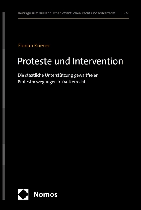 Proteste und Intervention - Florian Kriener