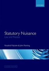 Statutory Nuisance: Law and Practice - Malcolm, Rosalind; Pointing, John