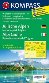 KOMPASS Wanderkarte Julische Alpen - Alpi Giulie - 