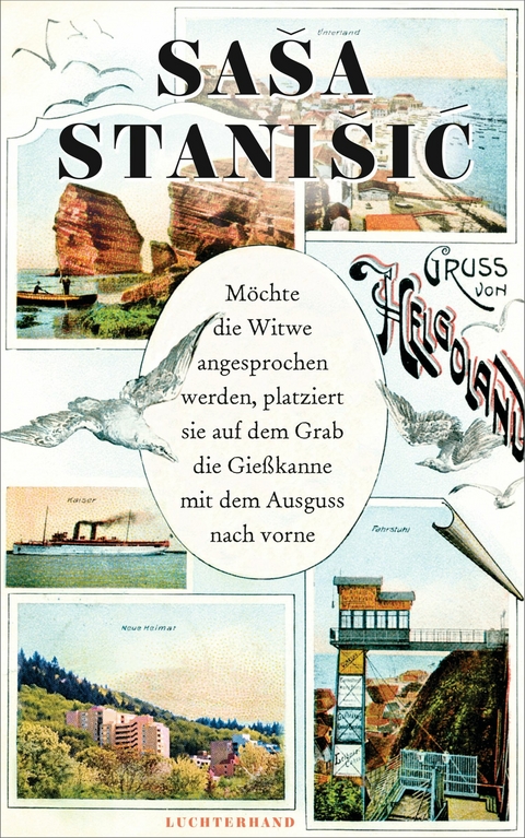 Möchte die Witwe angesprochen werden, platziert sie auf dem Grab die Gießkanne mit dem Ausguss nach vorne -  Saša Stanišić