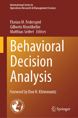 Behavioral Decision Analysis - 