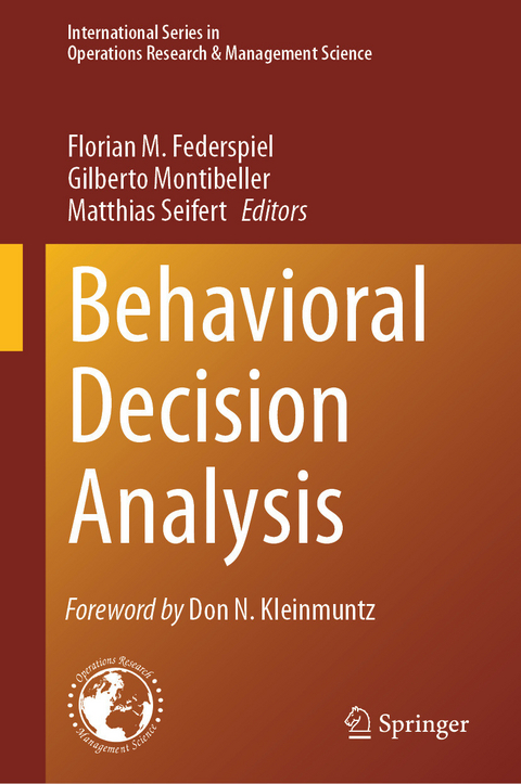 Behavioral Decision Analysis - 