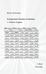 Kompendium Musiker-Anekdoten Zweiter Band 1819-1834 - Helmut Kirchmeyer, Eva Maria Kirchmeyer