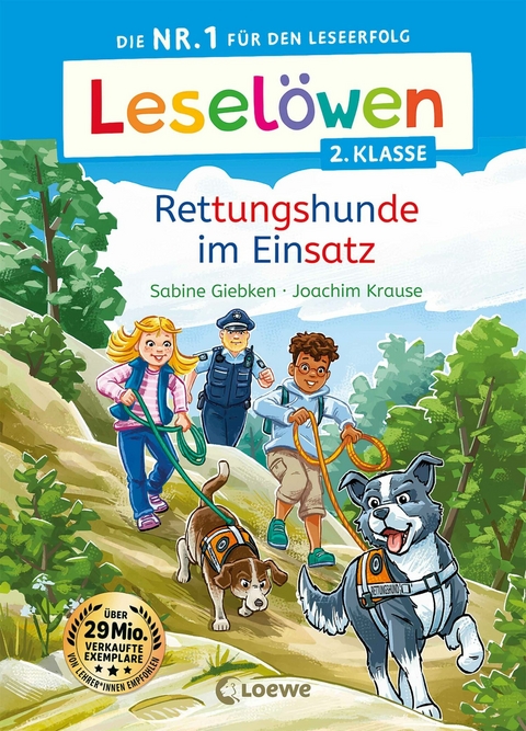 Leselöwen 2. Klasse - Rettungshunde im Einsatz - Sabine Giebken