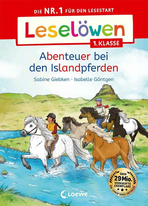 Leselöwen 1. Klasse - Abenteuer bei den Islandpferden - Sabine Giebken