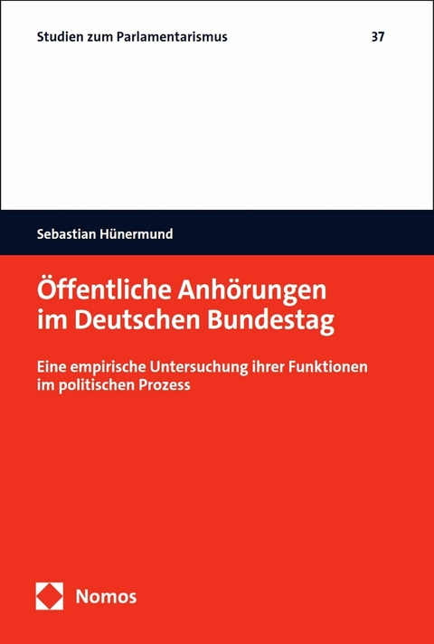 Öffentliche Anhörungen im Deutschen Bundestag - Sebastian Hünermund