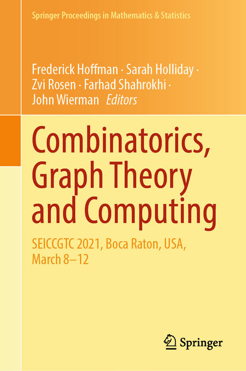 Combinatorics, Graph Theory and Computing - 