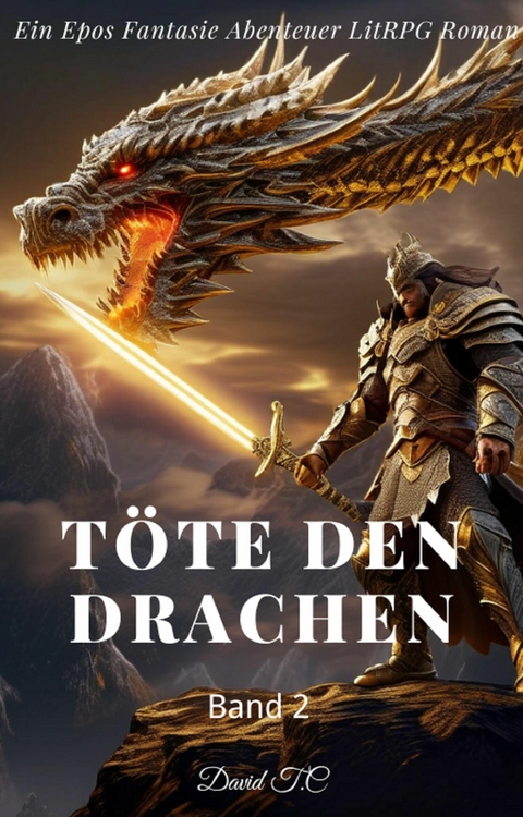 Töte den Drachen:Ein Epos Fantasie Abenteuer LitRPG Roman(Band 2) - David T.C