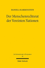 Der Menschenrechtsrat der Vereinten Nationen - Daniela Karrenstein