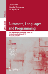 Automata, Languages and Programming - 