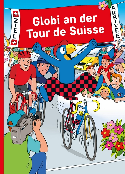 Globi an der Tour de Suisse - Heiri Schmid