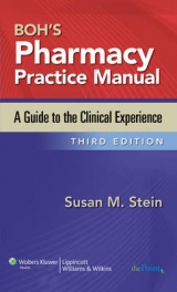 Boh's Pharmacy Practice Manual - Stein, Susan M.