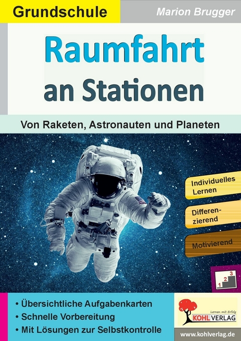 Raumfahrt an Stationen / Grundschule -  Marion Brugger