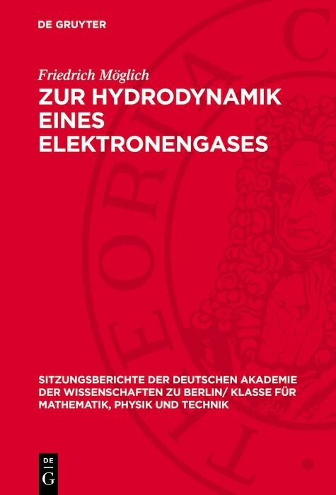 Zur Hydrodynamik eines Elektronengases - Friedrich Möglich