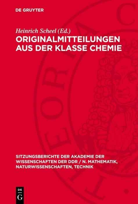 Originalmitteilungen aus der Klasse Chemie - 