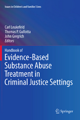 Handbook of Evidence-Based Substance Abuse Treatment in Criminal Justice Settings - 