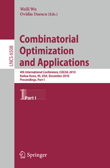 Combinatorial Optimization and Applications - 