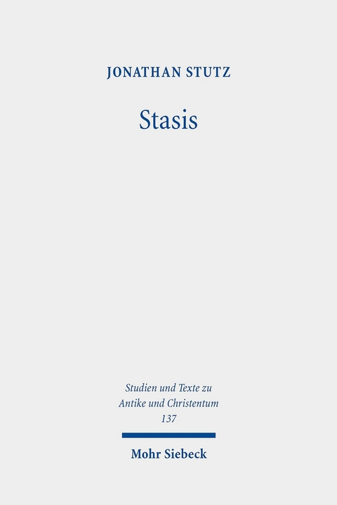 Stasis -  Jonathan Stutz