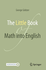 The Little Book of Math into English - George Grätzer