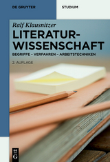 Literaturwissenschaft - Ralf Klausnitzer