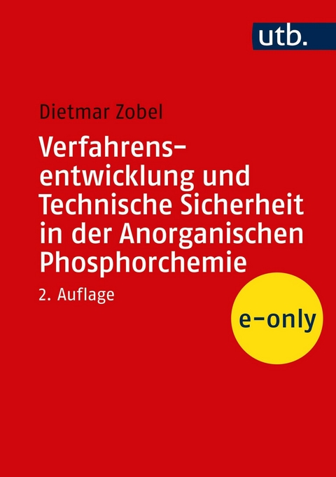 Verfahrensentwicklung und Technische Sicherheit in der Anorganischen Phosphorchemie -  Dietmar Zobel