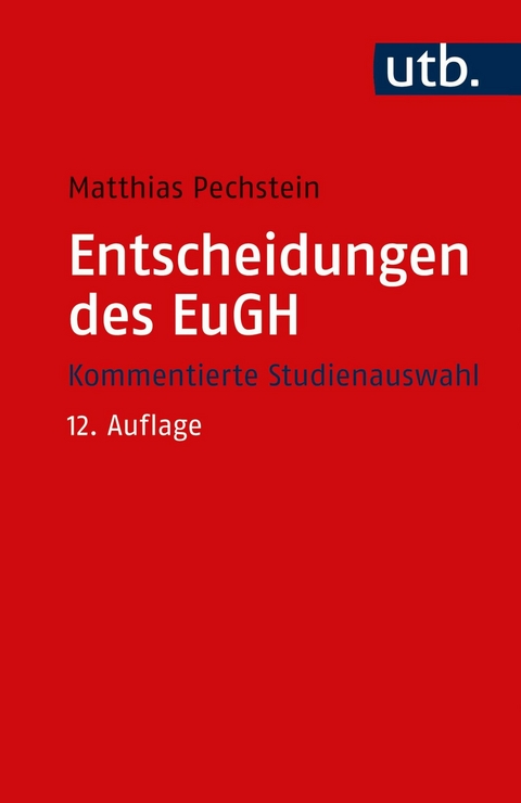 Entscheidungen des EuGH -  Matthias Pechstein